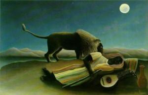 The Sleeping Gypsy by Henri Rousseau