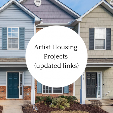 Artist Housing Projects (Updated with More Links!)