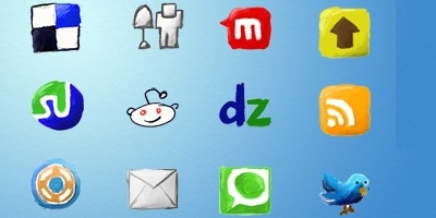 social bookmarking icons