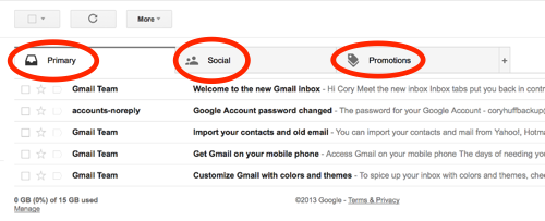 gmail promotions