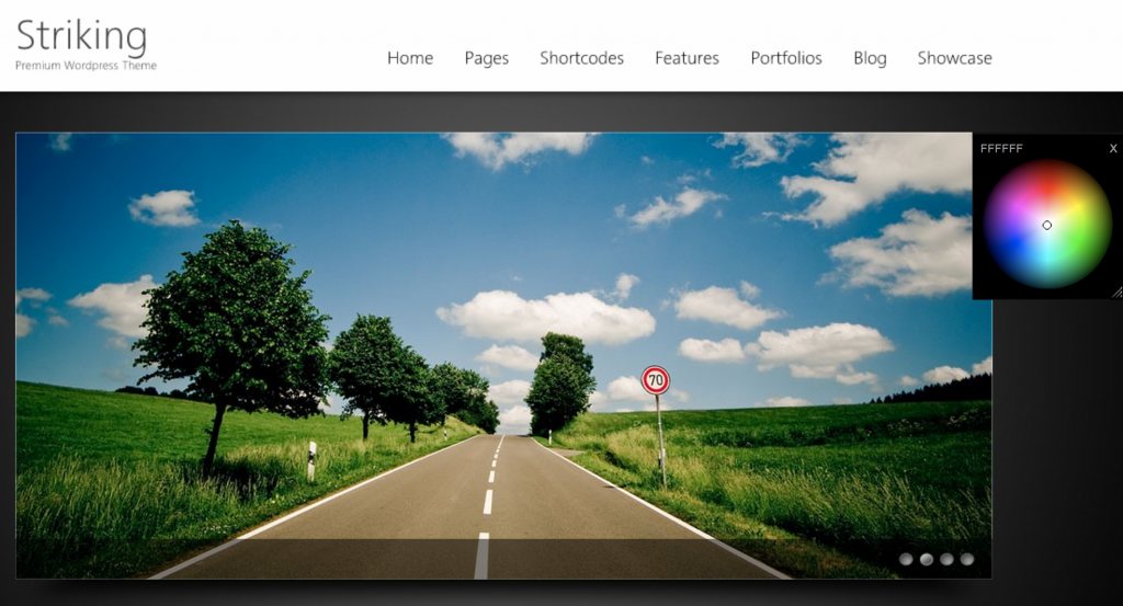 Striking WordPress theme by Kaptinlin