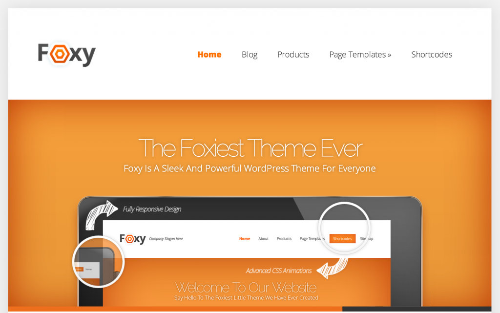 Foxy Theme by Elegant themes