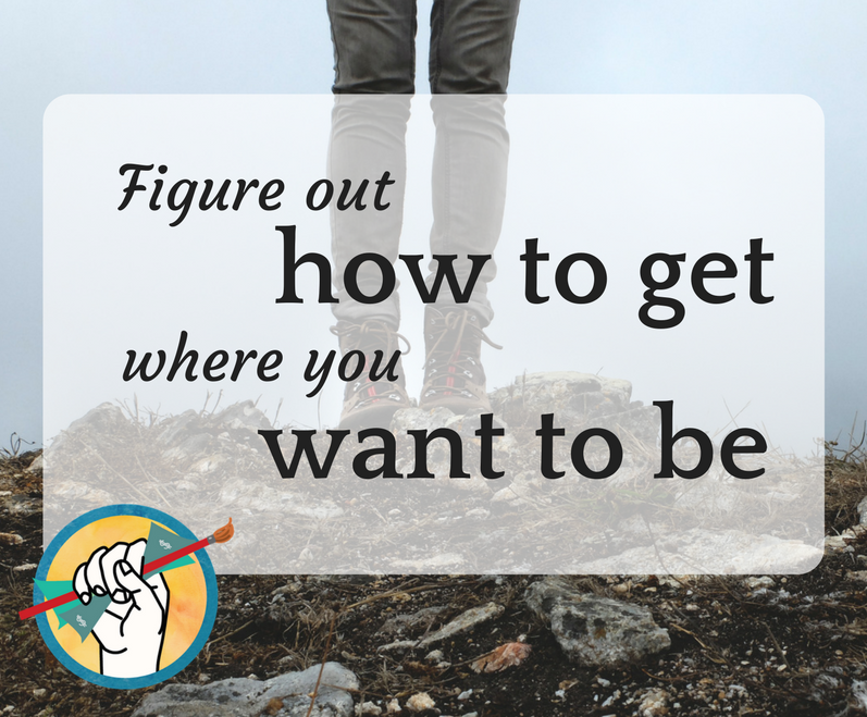 Figure out how to get where you want to be