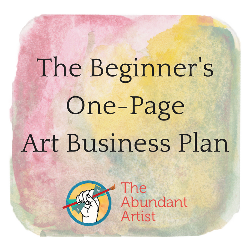 The Beginner's OnePage Art Business Plan How to Sell Art Online