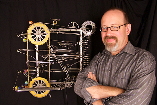 Tom Harold, Rolling Ball Sculpture