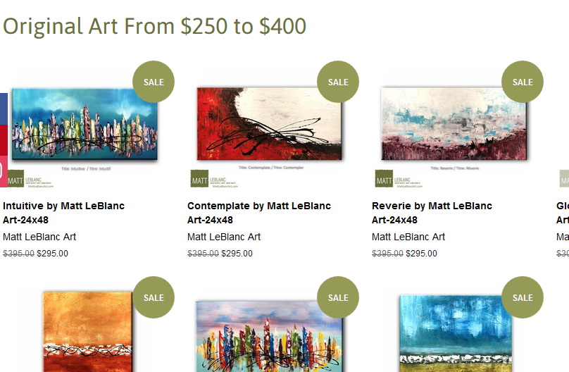 Free Domain Earn £395.00 A SALE Wall Art Website For Sale Web Hosting 