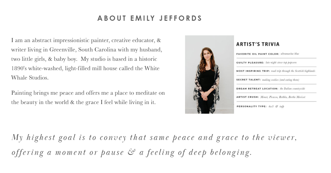 How To Write An Awesome Artist Bio How To Sell Art Online Online 